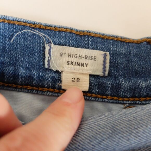 Madewell Women's 9" High-Rise Skinny Jeans Size 28 - Picture 6 of 10